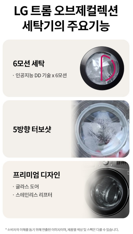 LG전자 트롬 드럼세탁기 F21VDSKR 21kg 방문설치 이미지 3
